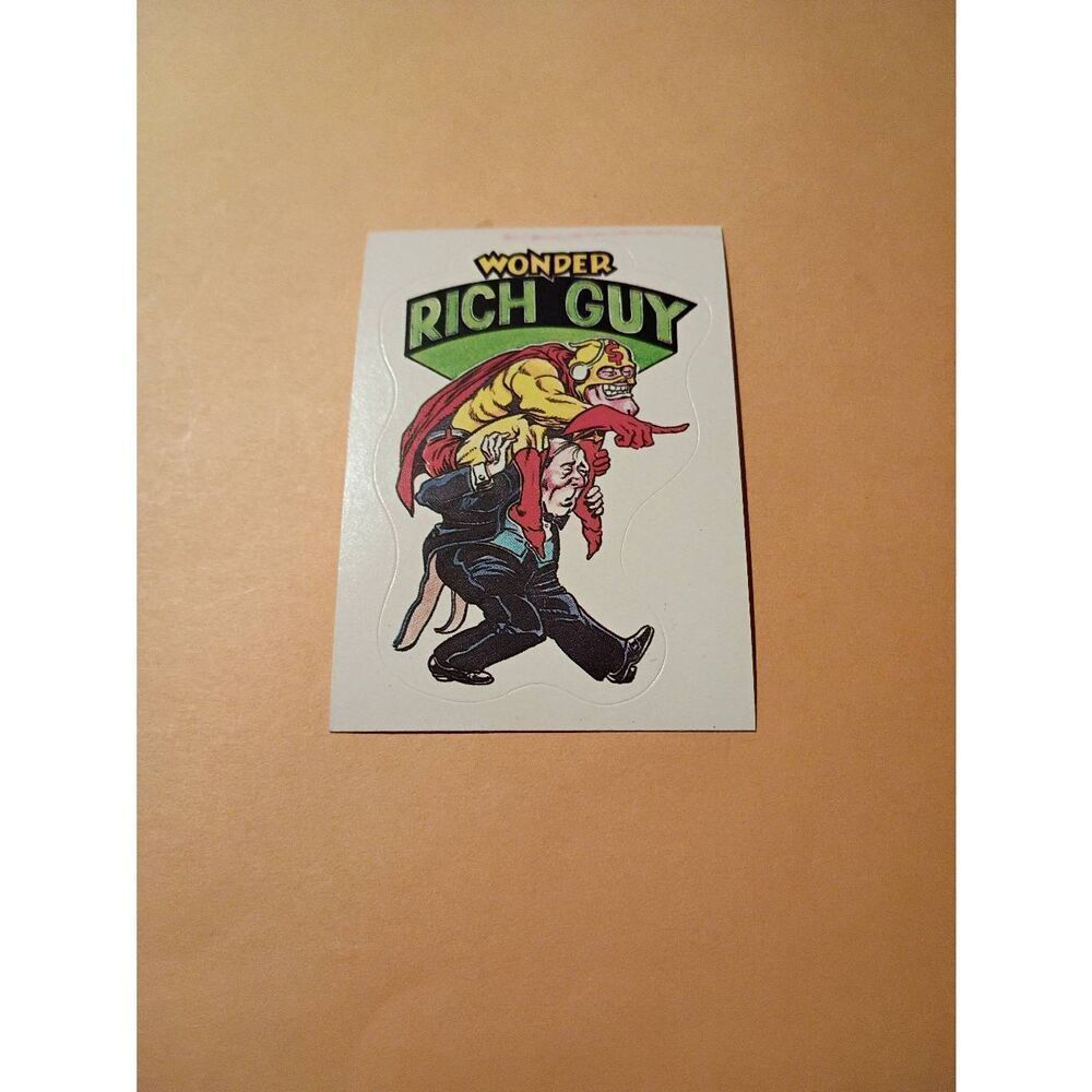 1983 General Mills Zero Heroes Trading Card Sticker Card Vintage #20